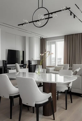 Светлая столовая