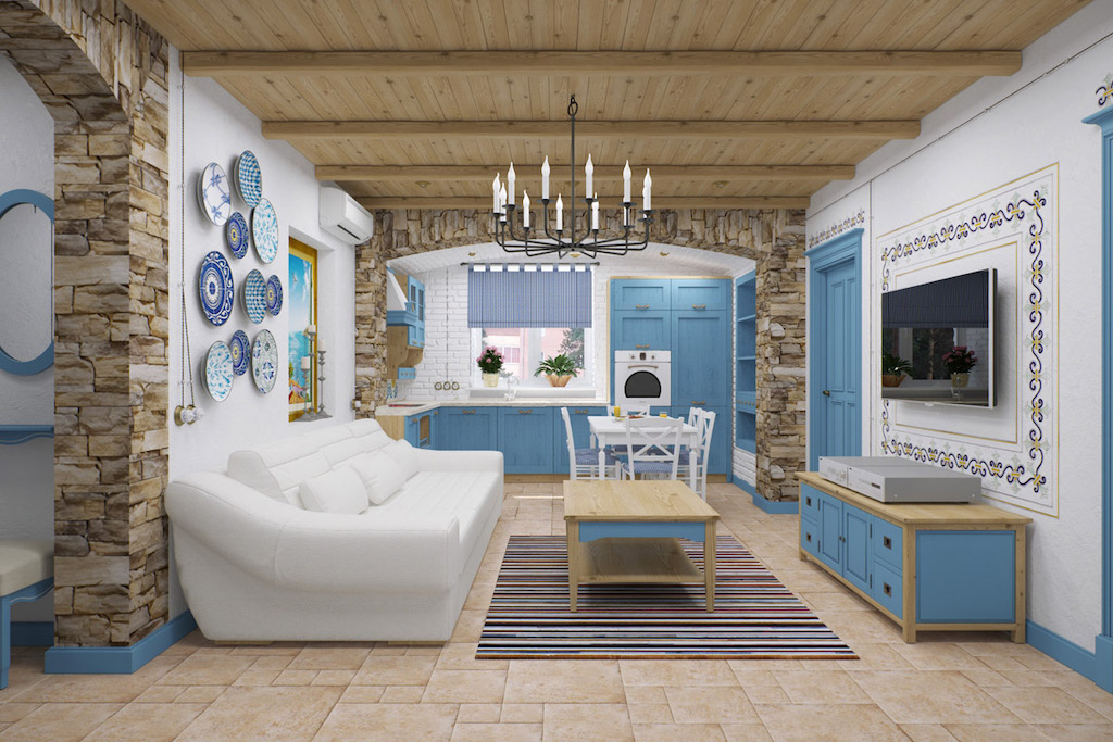 Средиземноморский стиль в доме