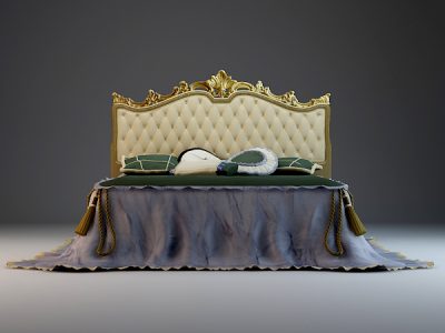 3D-модель кровати Notte 1