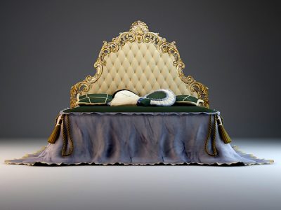 3D-модель кровати Notte 2