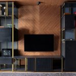 Дизайн проект кабинета с мебелью по эскизу дизайнера