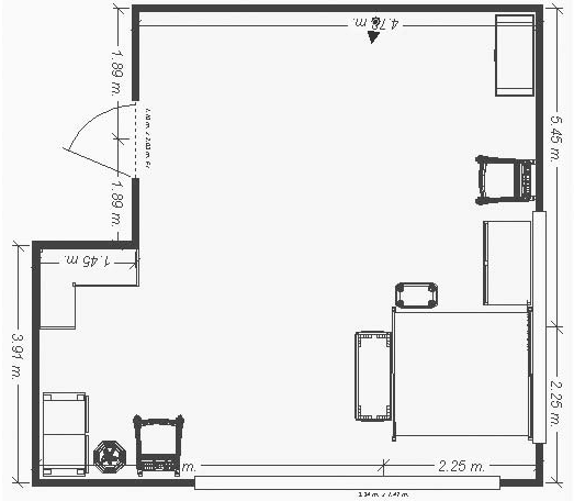 Расстановка мебели