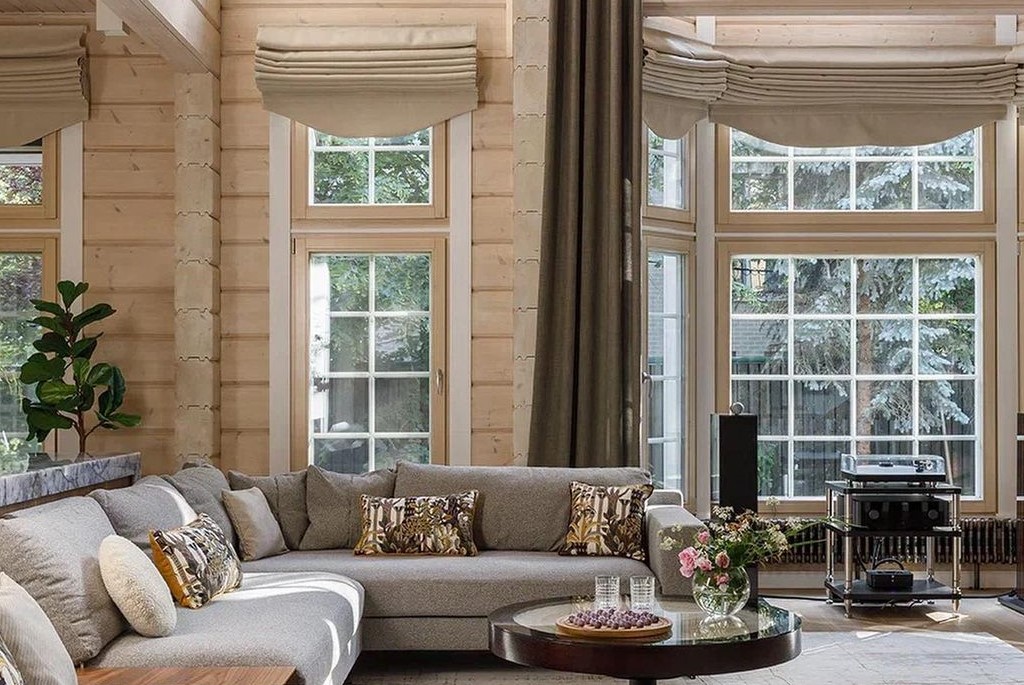 Интерьер деревянного дома