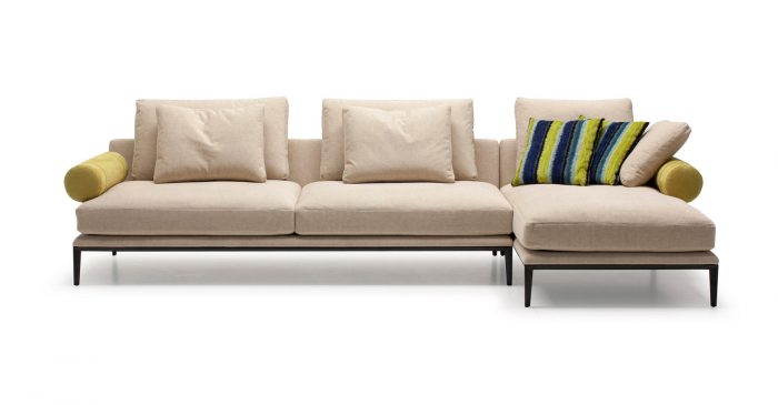 Угловой диван Dream с тонкими опорами