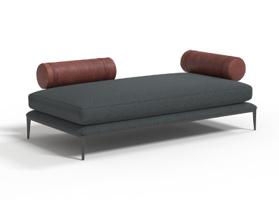 3D-модель банкетки Dream с подлокотниками-валиками