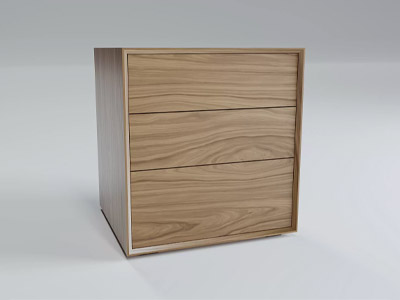 3D-модель тумбы прикроватной Frame в стиле модерн