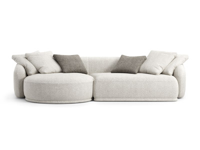 3D-модель Угловой диван Shell